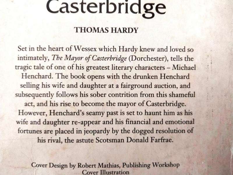 The Mayor of Casterbridge, Thomas Hardy