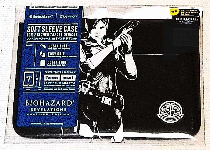 SOFT SLEEVE CASE FOR 7 INCH TABLET: BIOHAZARD REVELATIONS AKA RESIDENT EVIL UNVEILED EDITION