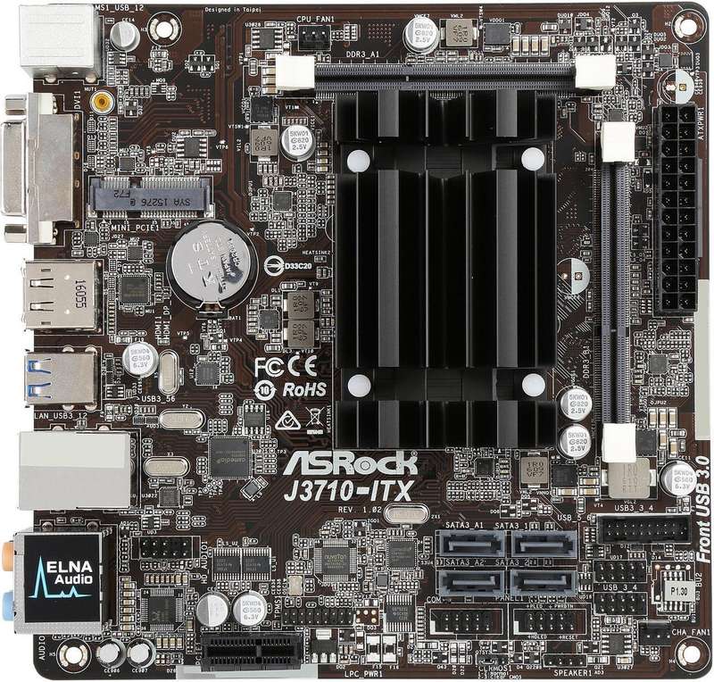ASRock J3710-ITX Intel Quad-Core Pentium Processor J3710 (up to 2.64 GHz) Mini ITX Motherboard / CPU