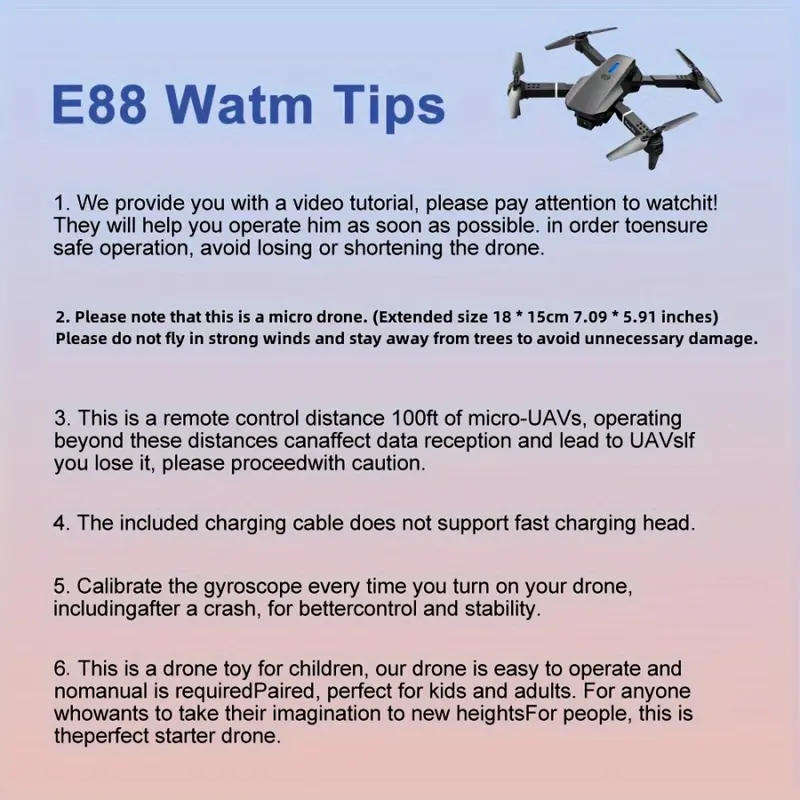 E88 DRONE