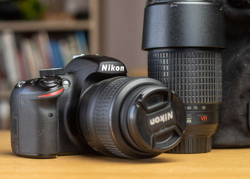 Nikon D3200 Bundle, 2 lenses, 2 Batteries (Low Shutter Count)