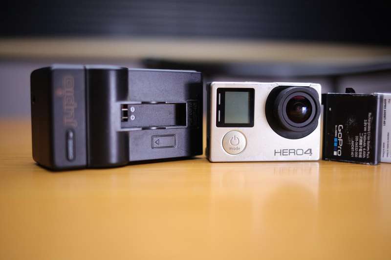 Gopro Hero 4 with 3 Batteries and charger