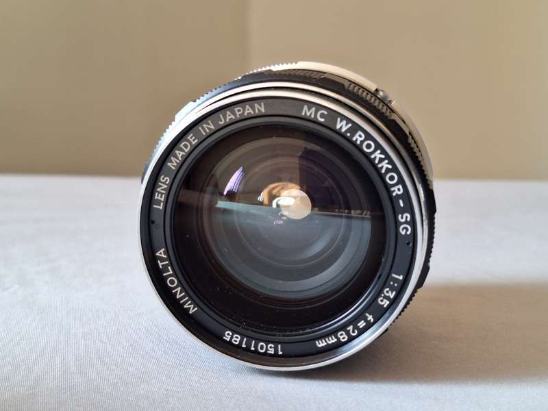 Minolta SR-1 with lenses