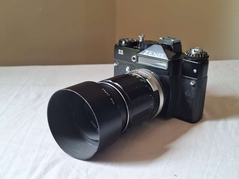Zenit ii with lens