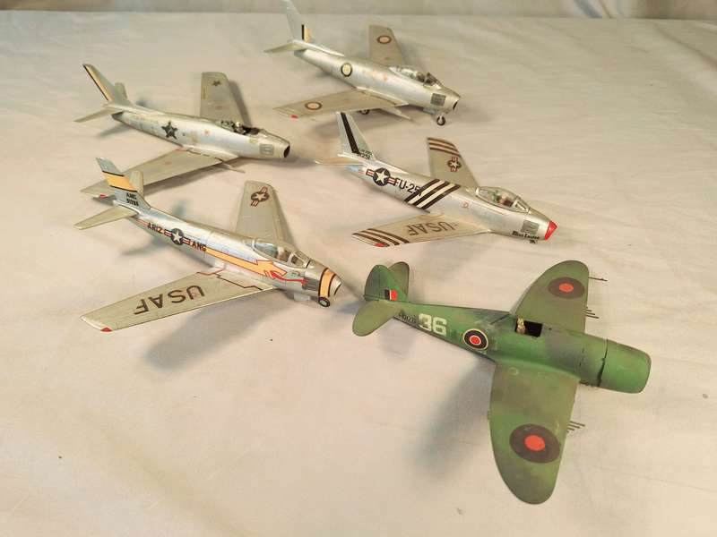 OLd plastic model aircraft