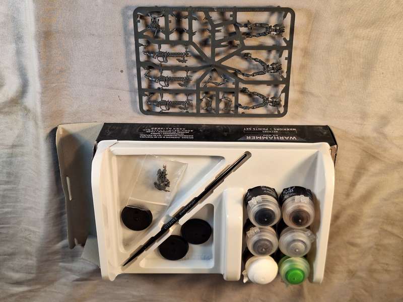 Warhammer 40,000 necrons warriors and paints set