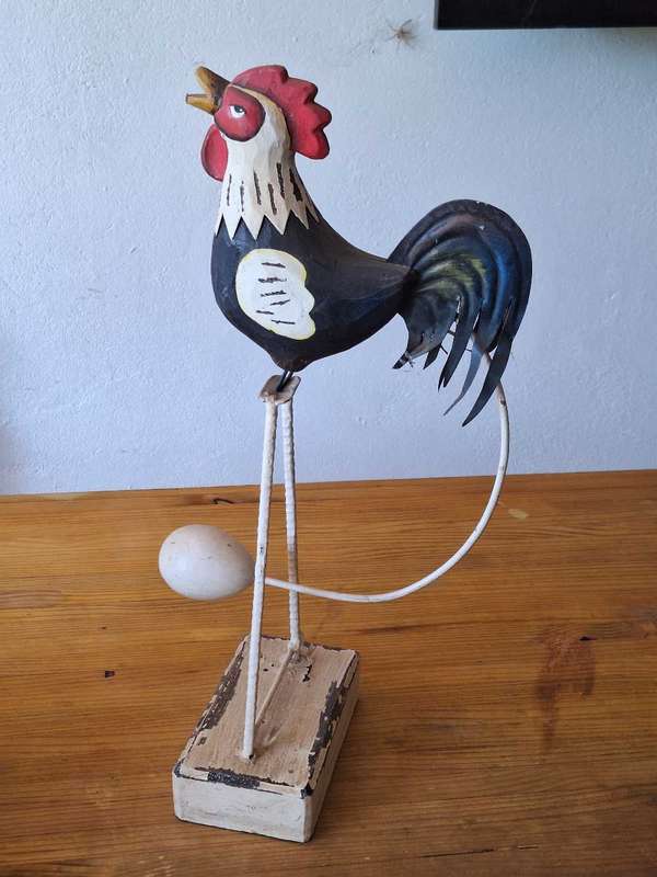 rocking chicken kitchen ornament