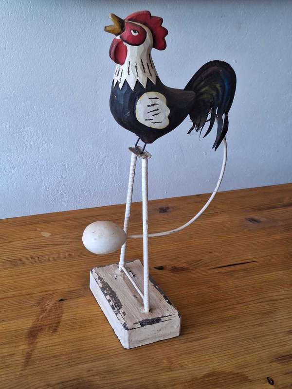 rocking chicken kitchen ornament