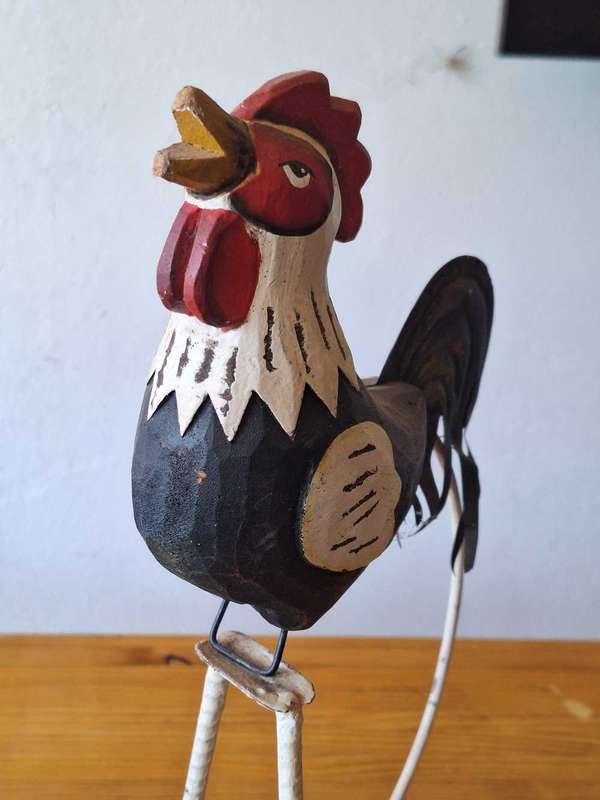 rocking chicken kitchen ornament