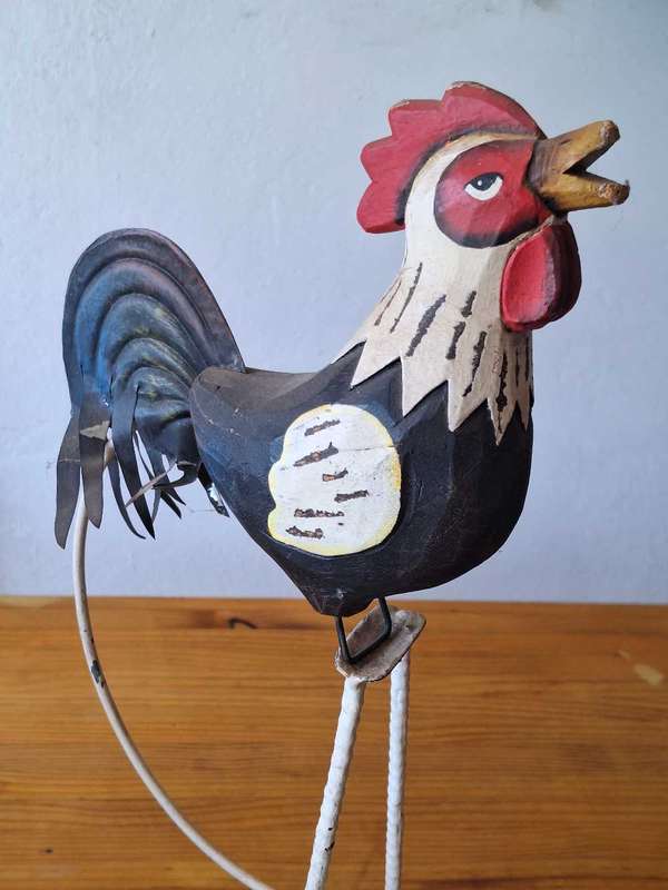 rocking chicken kitchen ornament