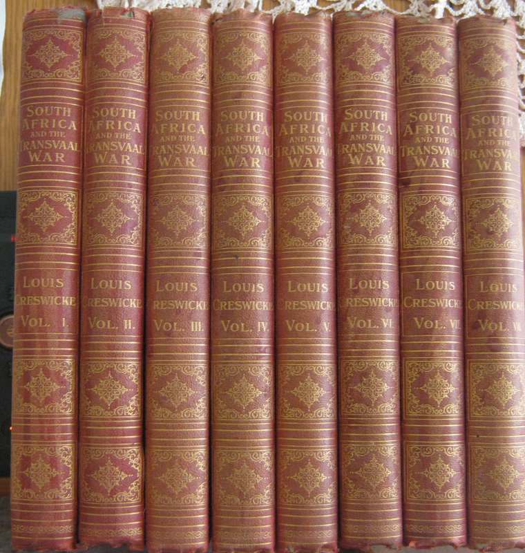South Africa and the Transvaal War- Eight Volumes Louis Creswicke