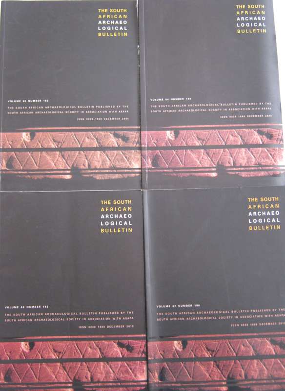 The South African Archaeological Bulletin  4 volumes