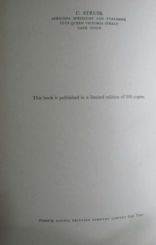 Catalogue of Books and Pamphlets Relating to Africa South of the Zambezi G M Theal