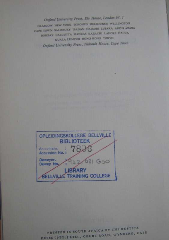 Great Britain & South African Confederation (1870-1881) C F Goodfellow