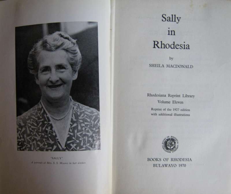Sally In Rhodesia Sheila Macdonald