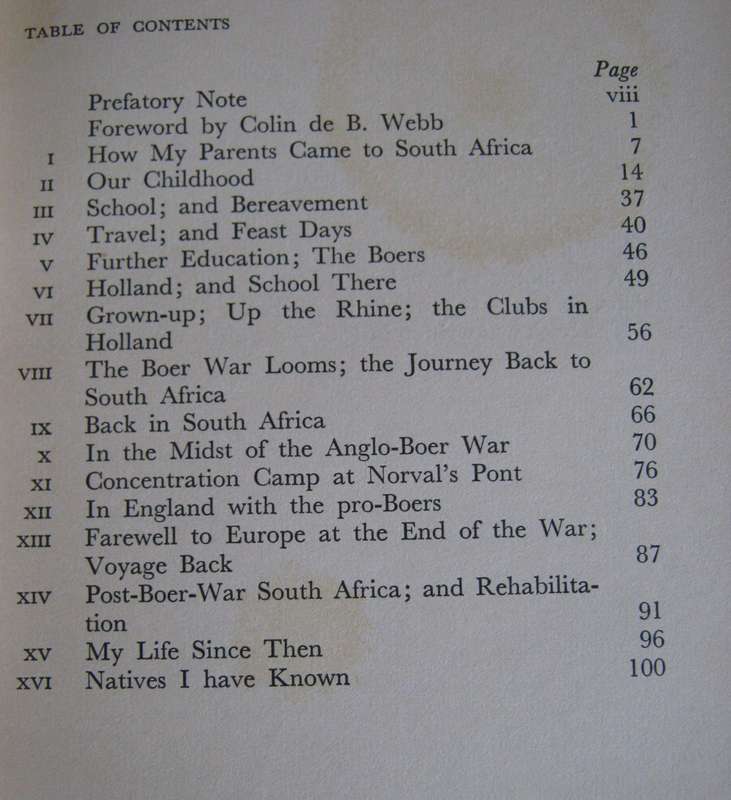 Orange Days. Memoirs of Eighty Years Ago in the Old Orange Free State Caroline Van Heyning