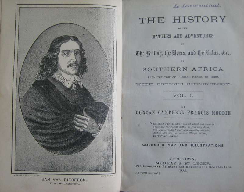 The History of the Battles and Adventures of the British, the Boers and the Zulus in Southern Africa