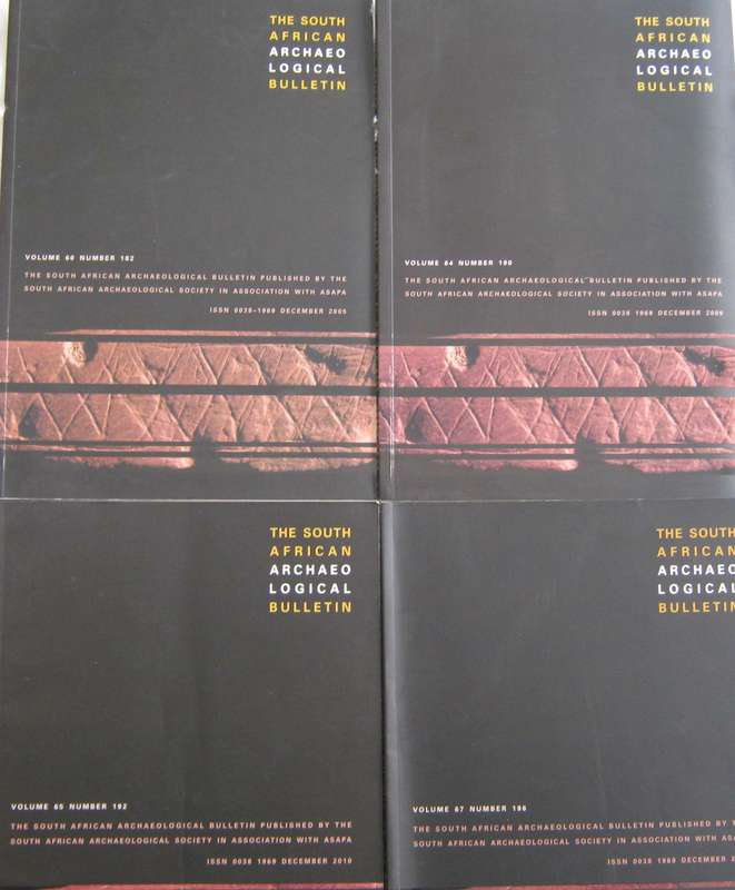 The South African Archaeological Bulletin  4 volumes
