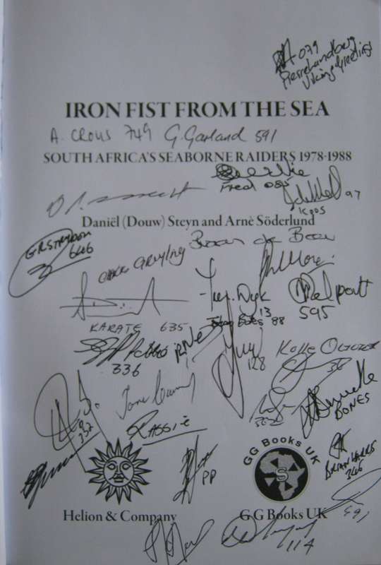 Iron Fist from the Sea South Africas Seaborne Raiders 1978 1988 Signed Limited Edition