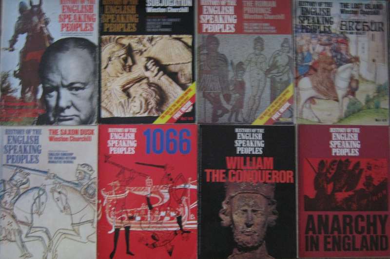 A History of the English-Speaking Peoples Volumes 1 - 4  & 14 Magazine Editions: Winston S Churchill
