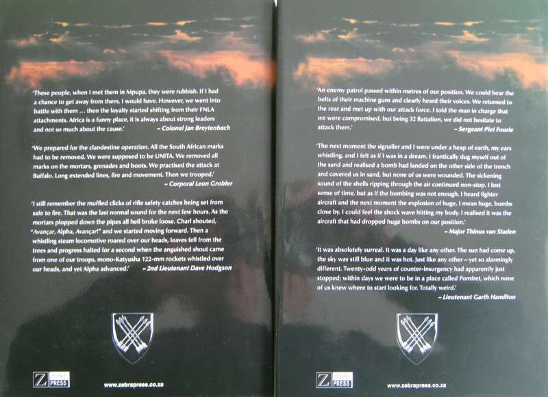 The Terrible Ones A Complete History of 32 Battalion  Author: Piet Nortie  Publisher: Zebra Press