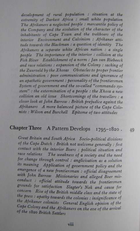 The Afrikaner - as Viewed by the English 1795-1854 M Streak