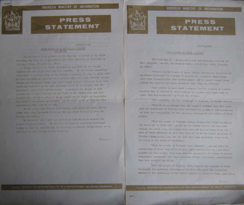 Collection of Rhodesian Bush War | UDI Publications including the Rare Scope Magazine Supplements
