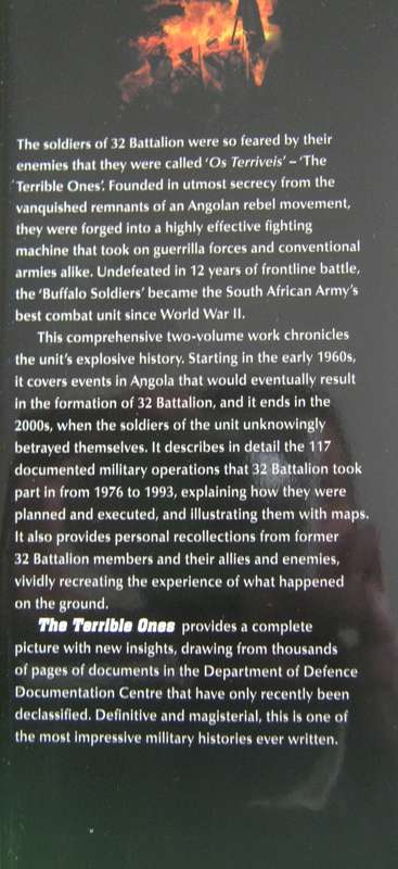 The Terrible Ones A Complete History of 32 Battalion  Author: Piet Nortie  Publisher: Zebra Press