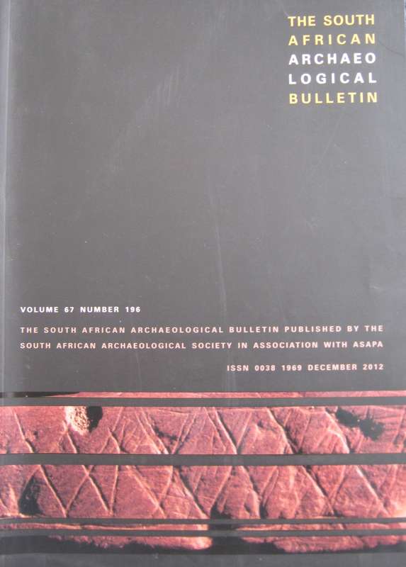 The South African Archaeological Bulletin  4 volumes
