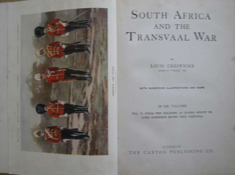 South Africa and the Transvaal War- Six Volumes Author: Louis Creswicke