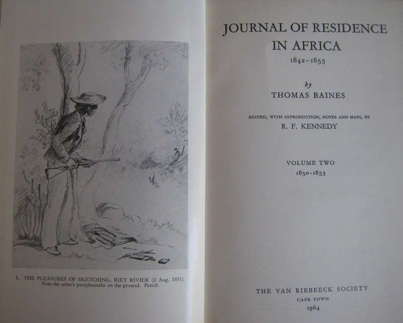 VRS 45 Thomas Baines African Journal. Journey of a Residence in Africa 1842-1853. Volume 2