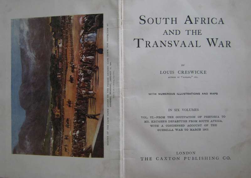 South Africa and the Transvaal War- Six Volumes Author: Louis Creswicke