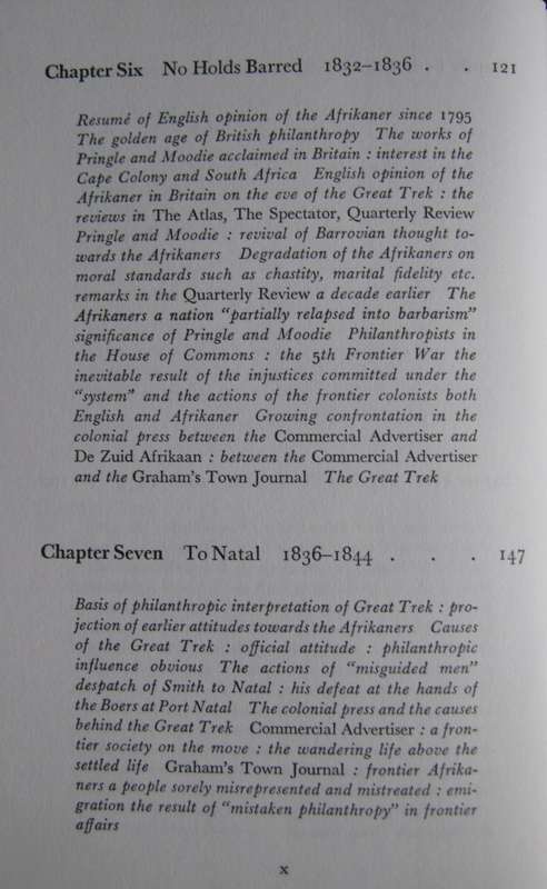 The Afrikaner - as Viewed by the English 1795-1854 M Streak