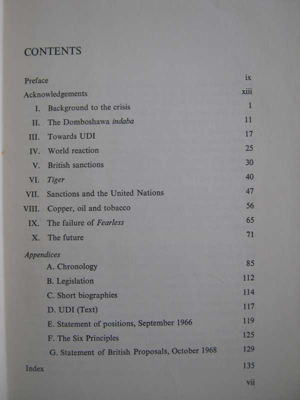 Rhodesia The Problem Donald Smith