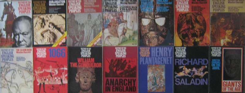 A History of the English-Speaking Peoples Volumes 1 - 4  & 14 Magazine Editions: Winston S Churchill