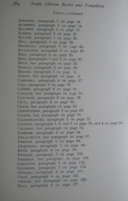 Catalogue of Books and Pamphlets Relating to Africa South of the Zambezi G M Theal