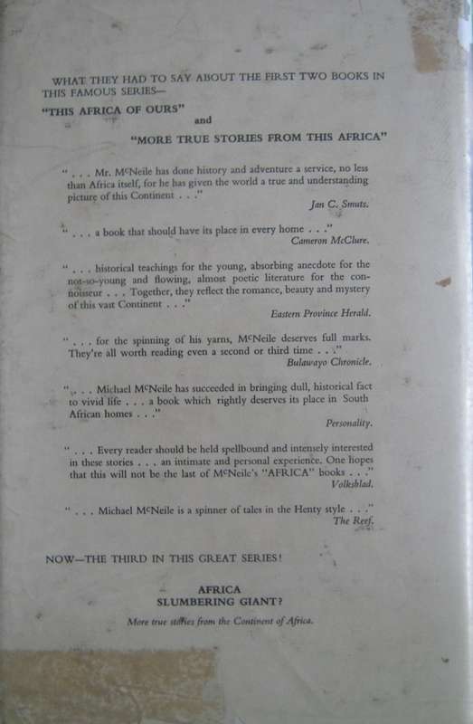Africa, Slumbering Giant? Michael McNeile