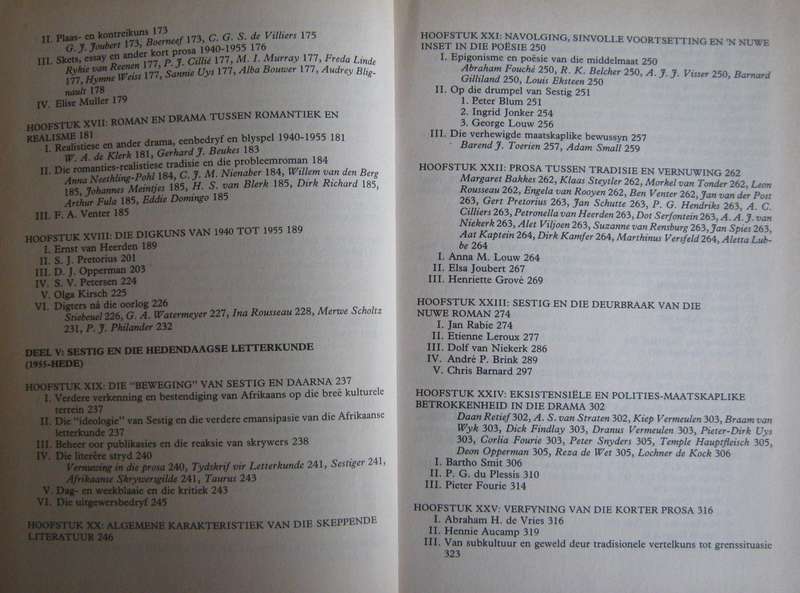 Die Afrikaanse Literatuur 1652-1987 J C Kannemeyer  P