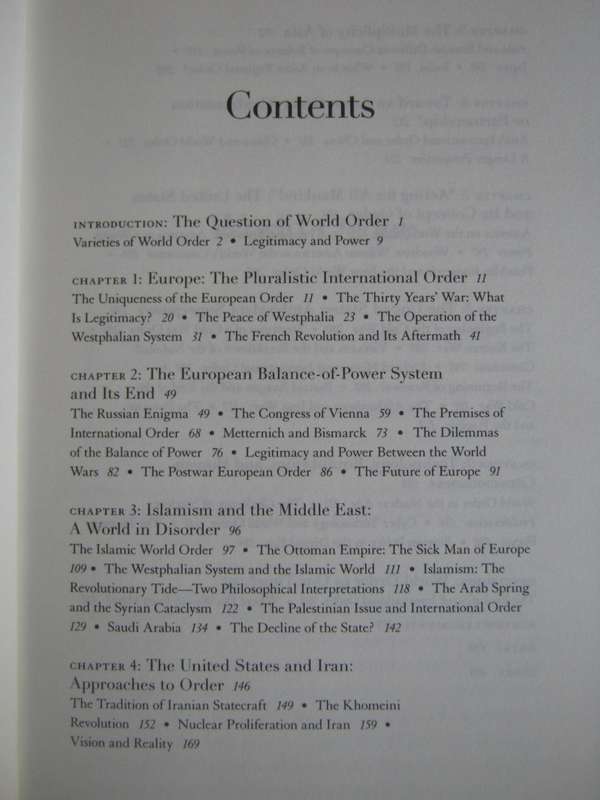 World Order Reflections on the Character of Nations and the Course of History Henry Kissinger
