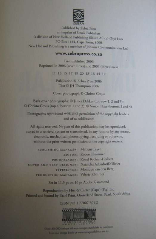 An Unpopular War From Afkak to Bosbefok. Voices of South African National Serviceman J H Thompson