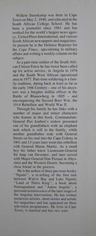 The Soldiers Willem Steenkamp