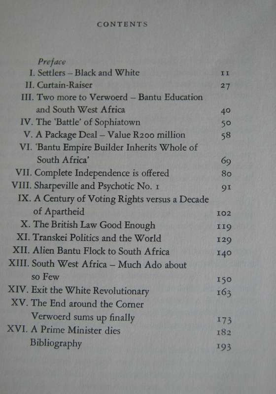 Black and White Africans  A Factual Account of South African Race Policies in the Verwoerd Era