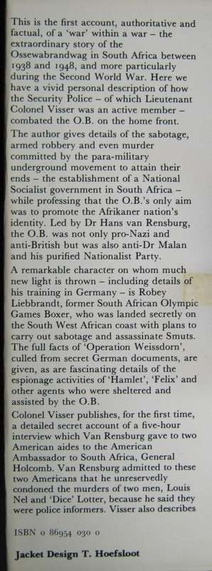 OB Traitors or Patriots? George Cloete Visser