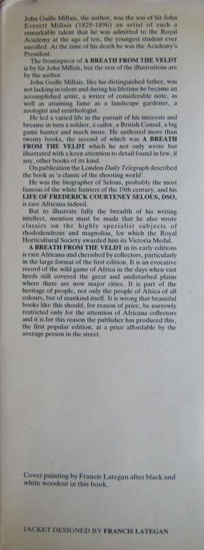A Breath from the Veldt J G Millias          P