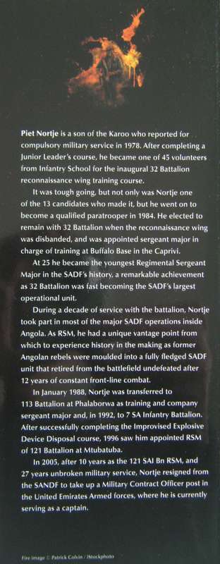 The Terrible Ones A Complete History of 32 Battalion  Author: Piet Nortie  Publisher: Zebra Press
