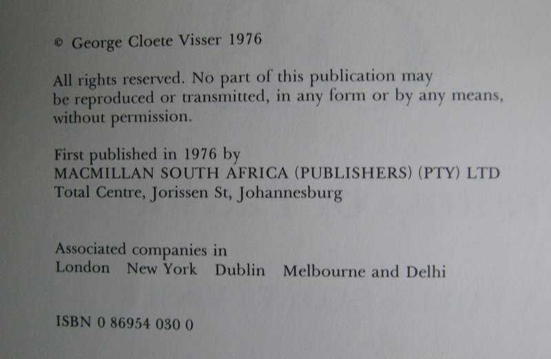 OB Traitors or Patriots? George Cloete Visser