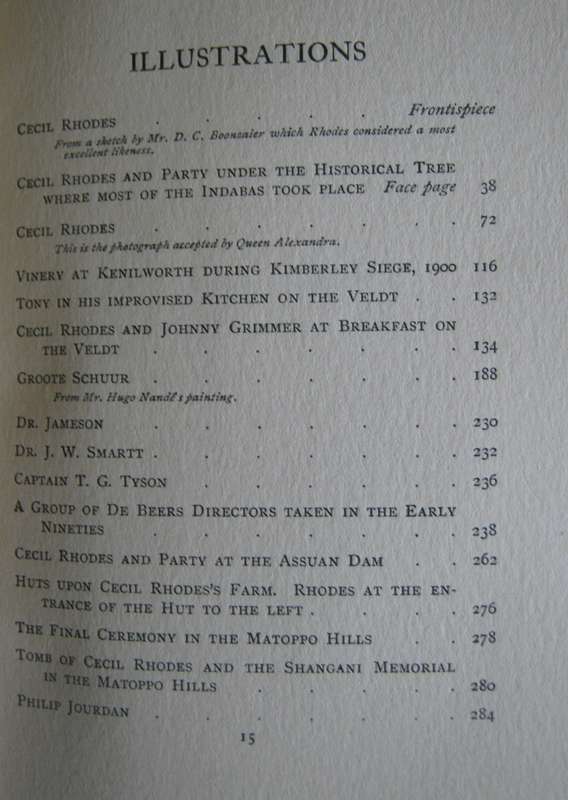 Cecil Rhodes His Private Life By Hi Private Secretary Philip Jourdan