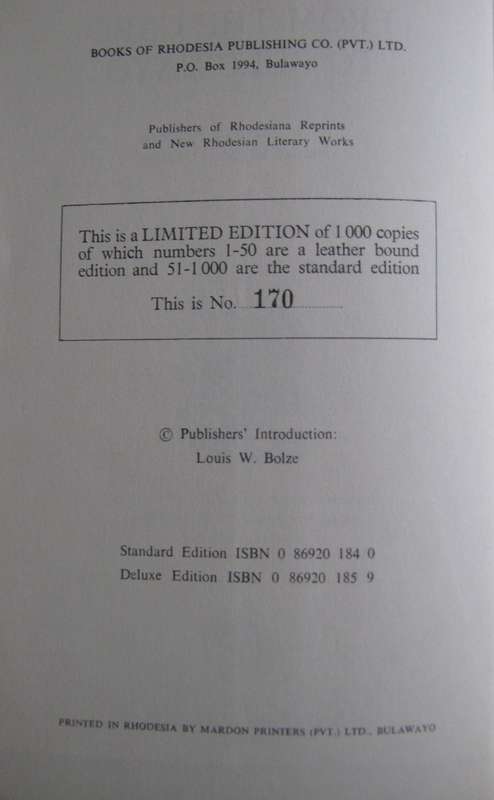 From The Cape to Bulawayo or, How to Travel to Rhodesia Through British Territory  Author: By One Wh