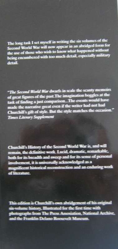 Winston S Churchill The Second World War Illustrated & Abridged Denis Kelly