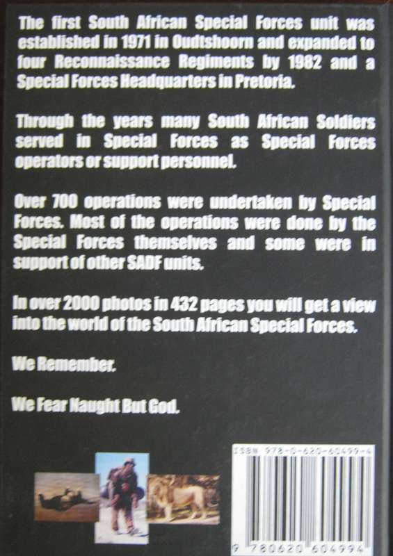 We Fear Naught But God The Pictorial Edition of the South African Special Forces Paul J. Els